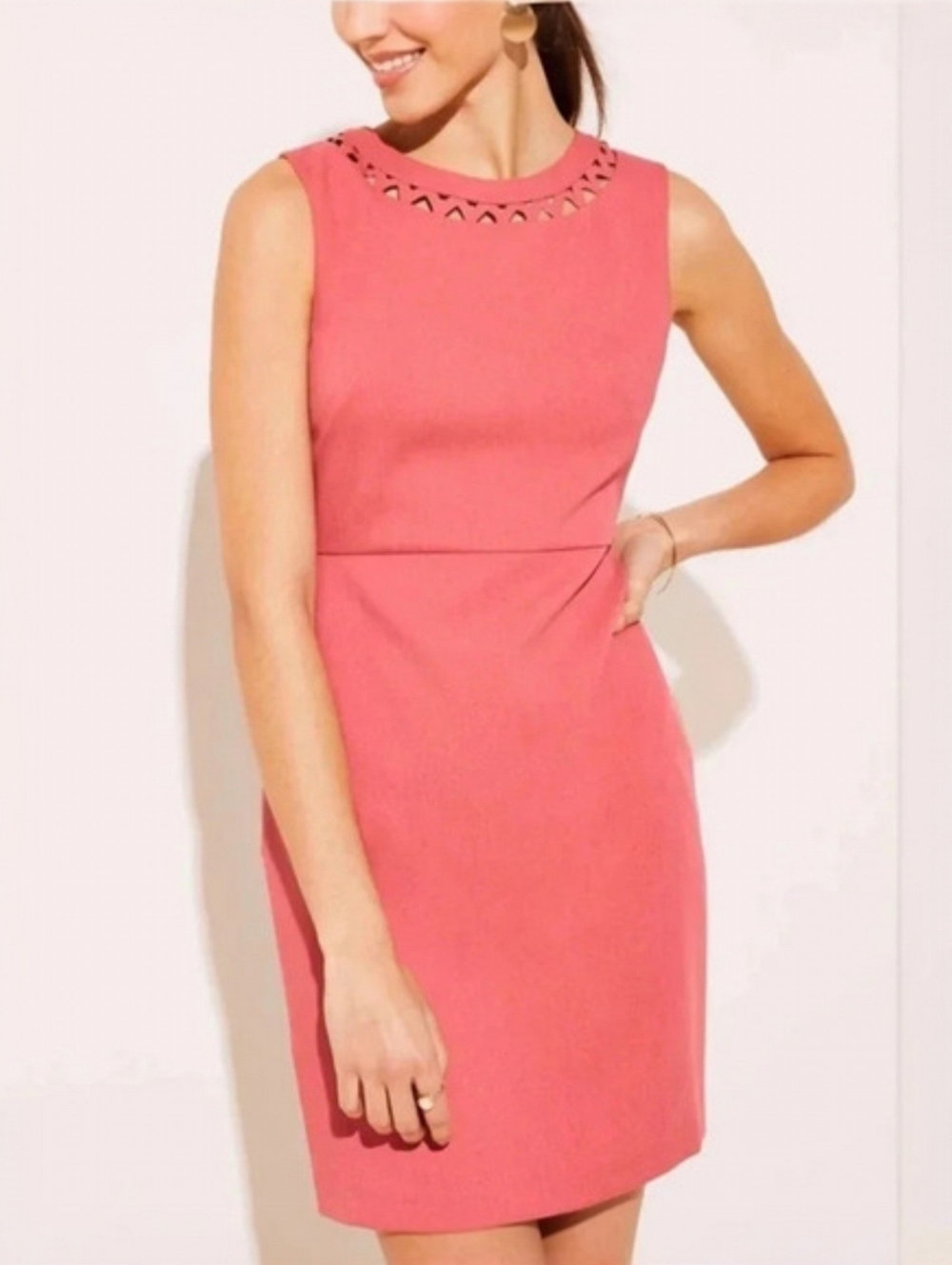 For Kitty Rescue! Loft Cutout Sheath Dress